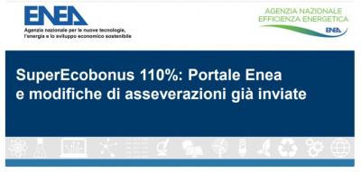 SuperEcobonus_110percento_portale_ENEA_e_modifiche_di_asseverazioni_gi_inviate